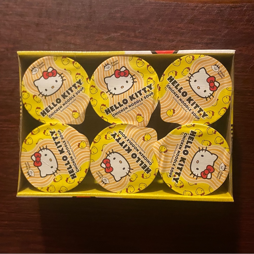 Hello Kitty Chicken Noodle Soup - Six 2.29 Oz Packs